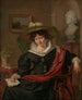 Portrait of Carolina Frederica Kerst, wife of Louis Royer - Charles van Beveren — artwork view