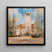 Kasteel Greillenstein - Anton Romako — ingelijst kunstwerk aan de muur