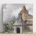 Reproductie van het schilderij Château et séchoirs à fruits - Marie Egner