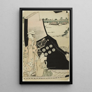 Chbunsai Eishi - Women on a Pleasure Boat.webp