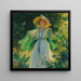Weg van bloemen - Charles Courtney Curran — ingelijst kunstwerk aan de muur