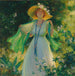 Weg van bloemen - Charles Courtney Curran — weergave van het kunstwerk