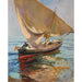 Reproductie van het schilderij Chemin de la pêche, Valence - Joaquín Sorolla