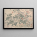 Garden Flowers Painting, pl. 07 - Chen Chun — framed artwork on a wall