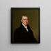 James Monroe - Chester Harding — ingelijst kunstwerk aan de muur