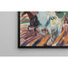 Reproductie van het schilderij Paarden aan het ploegen - Edvard Munch