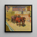 Paarden in de zon - Giovanni Giacometti — ingelijst kunstwerk aan de muur