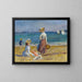 Reproductie van het schilderij Cijfers op het strand - Pierre-Auguste Renoir