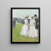 Bij de Grote Prijs van Parijs Bij de Grote Prijs van Parijs - Childe Hassam — ingelijst kunstwerk aan de muur
