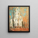 Kerk in Old Lyme, Connecticut - Childe Hassam — ingelijst kunstwerk aan de muur