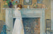 In het oude huis - Childe Hassam — weergave van het kunstwerk