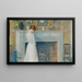 In het oude huis - Childe Hassam — ingelijst kunstwerk aan de muur