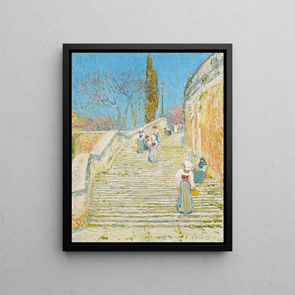 Childe Hassam - Piazza di Spagna Rome.webp