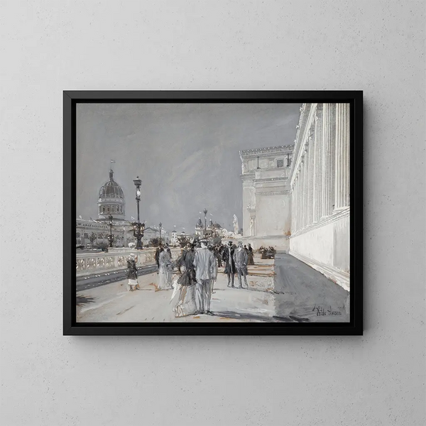 Expositie wereldtentoonstelling Chicago - Childe Hassam — ingelijst kunstwerk aan de muur