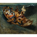 Reproductie van het schilderij Christus op het Meer van Galilea - Eugène Delacroix