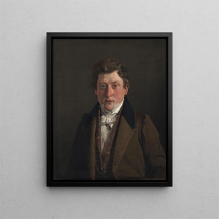 Christen Kbke - Portrait of the Artists Cousin and BrotherinLaw the Grocer Christian Petersen.webp