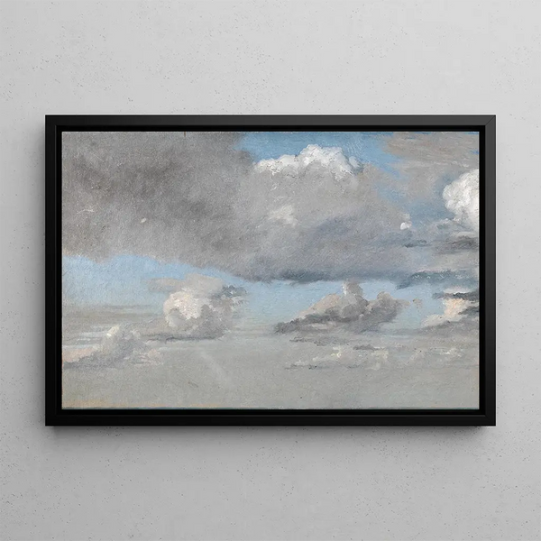 Studie van wolken - Christen Købke — ingelijst kunstwerk aan de muur