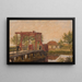 De noordelijke ophaalbrug van de citadel in Kopenhagen - Christen Købke — ingelijst kunstwerk aan de muur
