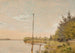 Vue depuis Dosseringen près du lac Sortedam en direction de Nørrebro, Étude - Christen Købke — weergave van het kunstwerk