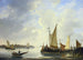 van Dordrecht vanuit Papendrecht - Christiaan Lodewijk Willem Dreibholtz — weergave van het kunstwerk