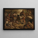 De ontmoeting van David en Abigail - Christiaen Jansz van Bieselingen — ingelijst kunstwerk aan de muur