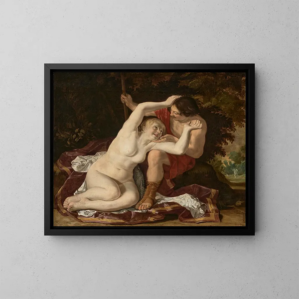 Granida et Daifilo - Christiaen van Couwenbergh — framed artwork on a wall