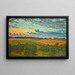 Terugkeer van de kust bij zonsondergang - Christian Bernhard Severin Berthelsen — ingelijst kunstwerk aan de muur