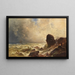 Zee en vuur - Christian Ernst Morgenstern — ingelijst kunstwerk aan de muur