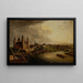 Vue d'Aschaffenburg - Christian Georg Schütz l'Ancien — ingelijst kunstwerk aan de muur