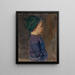 Een klein jongetje - Christian Krohg — ingelijst kunstwerk aan de muur