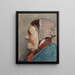 Anne Gaihede - Christian Krohg — ingelijst kunstwerk aan de muur