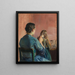 Tresser ses cheveux - Christian Krohg — ingelijst kunstwerk aan de muur
