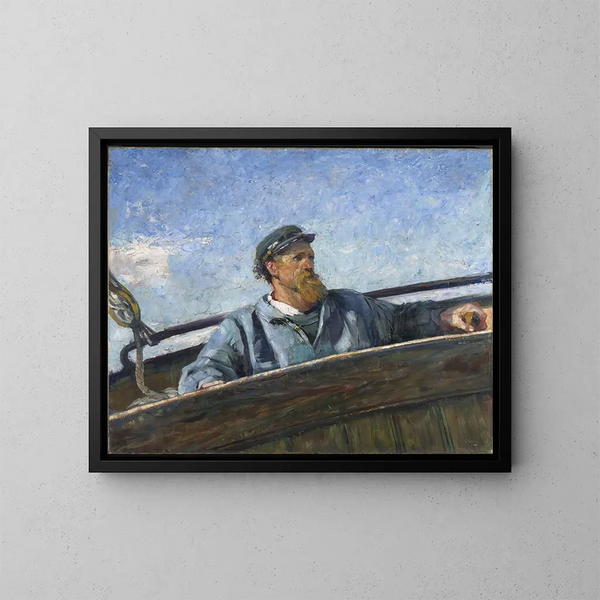 Vent du Nord - Christian Krohg — framed artwork on a wall