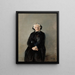 portret van Marie Krohg, de tante van de kunstenaar - Christian Krohg — ingelijst kunstwerk aan de muur