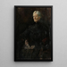 portret van mevrouw Betsy Gude - Christian Krohg — ingelijst kunstwerk aan de muur