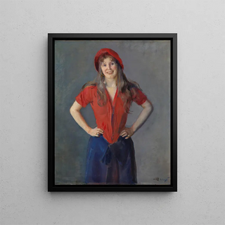 Christian Krohg - Portrait of the Painter Oda Krohg b Lasson.webp