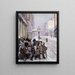 Strijd voor het leven - Christian Krohg — ingelijst kunstwerk aan de muur