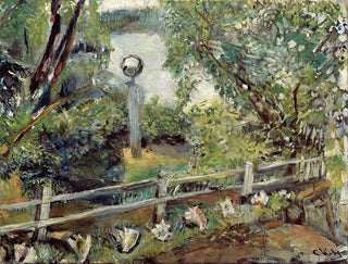 Christian Krohg - The Garden with the Glass Ball.webp
