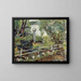 Het tuin met de glazen bol - Christian Krohg — ingelijst kunstwerk aan de muur