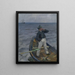 De kustgeul - Christian Krohg — ingelijst kunstwerk aan de muur