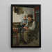 Reproductie van het schilderij De hersteller van netten - Christian Krohg