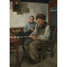 Reproductie van het schilderij De hersteller van netten - Christian Krohg