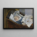 Tulla, de kleindochter van de kunstenaar - Christian Krohg — ingelijst kunstwerk aan de muur