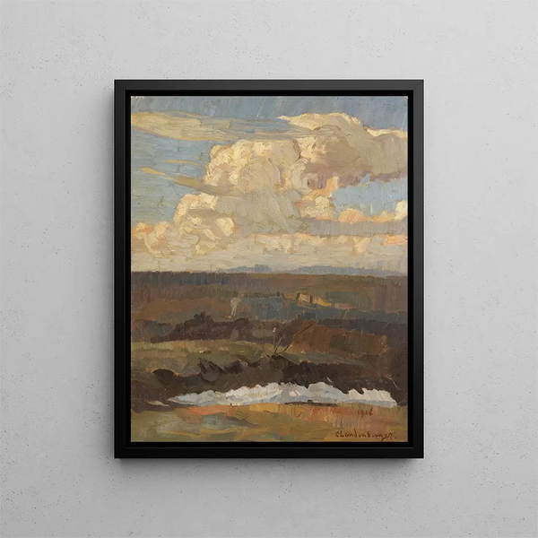 Landscape - Christian Landenberger — framed artwork on a wall