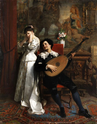 Christian MeyerRoss - Lautenspieler mit junger Dame.webp