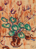 Cyclamen - Christian Rohlfs — weergave van het kunstwerk