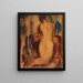 Nieuw op de knieën - Christian Rohlfs — ingelijst kunstwerk aan de muur