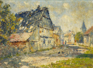 Christian Rohlfs - Village Street in Ehringsdorf near Weimar.webp