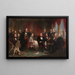 Washington Irving en zijn literaire vrienden in Sunnyside (gevallen van naamval) - Christian Schussele — ingelijst kunstwerk aan de muur