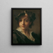Portrait of a Boy - Christian Seybold — framed artwork on a wall